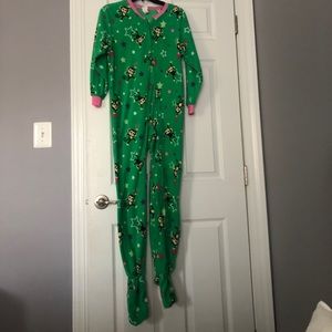 Kids Monkey Footsie Pajamas